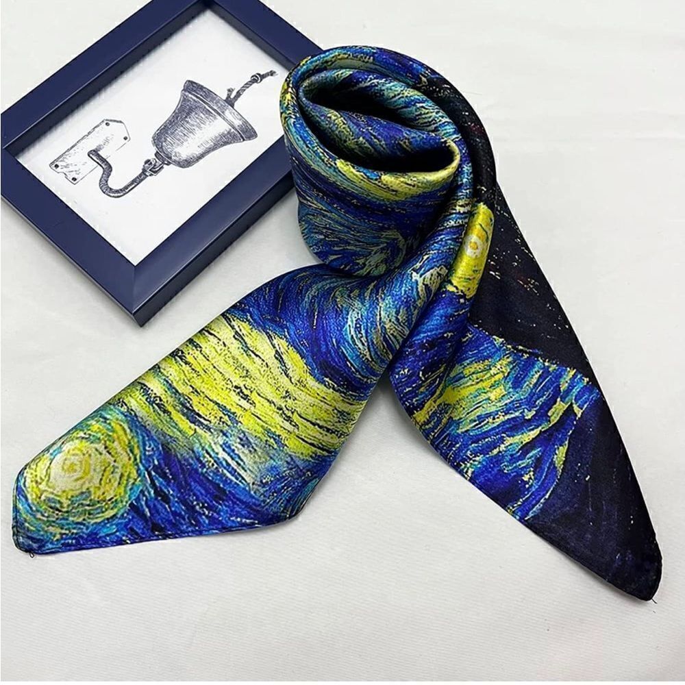 Starry Night Silky Scarf